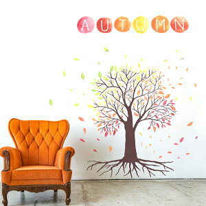 HEV[EH[XebJ[ autumn H̖ \ܖ gt    A G 90×90cm  JbeBOV[g wall sticker G @@016648