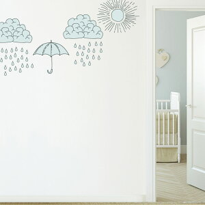 ~J V[EH[XebJ[  90×90cm J rainy day rainy season AWTC z AWTC P J  JbeBOV[g wall sticker G DIY 016877