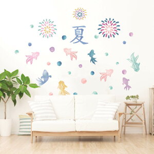 �ā��V�[�����E�H�[���X�e�b�J�[ summer �ċx�� �Ղ� �Ђ܂�� �C ���z SURF ���� 600×1350mm �����@�p�X�e���@�ԉ΁@016958
