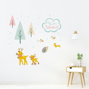 3size����I�ׂ�I �E�H�[���X�e�b�J�[ �N���X�}�X Christmas Xmas ���� 90×90cm Lsize xmas DIY �T���^ �p�[�e�B�[ �T���^ �c���[ �� �~ 017083 intelli23