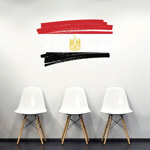 V[EH[XebJ[ 90×90cm E̍ world flag  ǎ ͂  JbeBOV[g wall sticker@egypt GWvg@018437