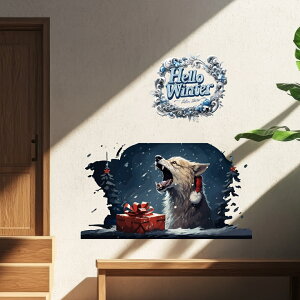 3sizeIׂI~̃EH[XebJ[ winter  xmas Christmas 590×1327mm 390×877mm 190×427mm 035754IIJ~@Gu@v[g