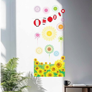3size����I�ׂ�I�� summer���V�[�����E�H�[���X�e�b�J�[ 190×427mm 390×877mm 590×1327mm Ssize Msize Lsize �ċx�� �C �Ղ� �čՂ� �Ղ�@036237