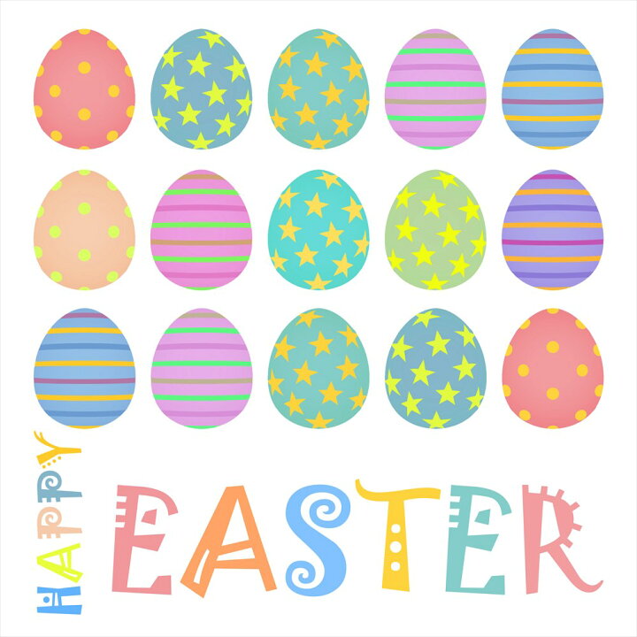 楽天市場 イースター シール式ウォールステッカー ウォールステッカー 飾り 60 60cm Easter 壁紙 卵 うさぎ Egg 剥がせる カッティングシート Wall Sticker 雑貨 Diy ウォールステッカー Kabeコレ