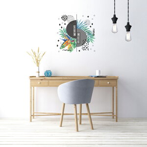 āV[EH[XebJ[ summer ċx Ղ Ђ܂ C z SURF  60×60cm  JbeBOV[g wall sticker G @ā@gsJ@[t@014034