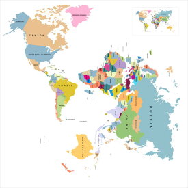 楽天市場 日本地図 ウォールステッカーの通販