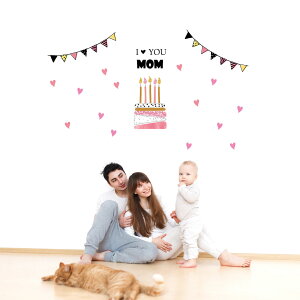 ̓ V[EH[XebJ[ EH[XebJ[  60×60cm ǎ mothers day J[l[V  v[g JbeBOV[g wall sticker G DIY@016867