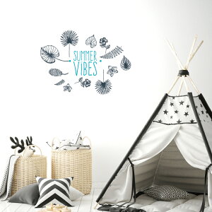 āV[EH[XebJ[ summer ċx Ղ Ђ܂ C z SURF  60×60cm  JbeBOV[g wall sticker G @{^jJ@t@@016909