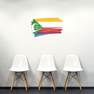 V[EH[XebJ[ 60×60cm E̍ world flag  ǎ ͂  JbeBOV[g wall sticker comoros R 018422