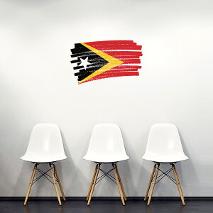 V[EH[XebJ[ 60×60cm E̍ world flag  ǎ ͂  JbeBOV[g wall sticker timor-leste eB[ 018581