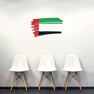 V[EH[XebJ[ 60×60cm E̍ world flag  ǎ ͂  JbeBOV[g wall sticker united-arab-emirates Au񒷍AM 018591