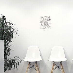 E̓ssMAP V[EH[XebJ[ 30×30cm@wall sticker n} Xg[g}bv street map world city@050169 Zurich, Switzerland