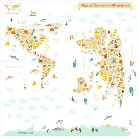 地図☆ シール式ウォールステッカー ウォールステッカー 飾り 30×30cm 世界地図 日本地図 world map japan 大陸 剥がせる カッティングシート wall sticker 雑貨 DIY 016015