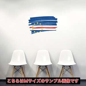 V[EH[XebJ[ 30×30cm E̍ world flag  ǎ ͂  JbeBOV[g wall sticker@018415@cape-verde J[{xf
