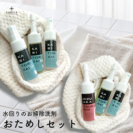 おためしセット (水垢取り剤・カビ取り剤のお掃除セット) 業務用 プロ用 パッキン カビ 浴室 水垢落とし 水垢取り 水あか 水アカ 洗剤 お風呂の洗剤 ウロコ取り 鏡のウロコ取り 窓 ガラス 洗剤 トイレ お風呂 シンク ステンレス 鏡 お風呂掃除 カビ取り カビ取り剤