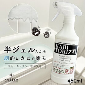 B:KABITORIZAI(カビ取り剤)(浴室 キッチン 水回り専用)強力 カビ取り剤 カビとり カビ取り剤ジェル カビ取り カビ取りジェル 業務用 おすすめ 風呂掃除 洗剤 カビ 床 排水溝 カビ取りスプレー 特効