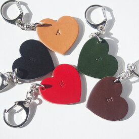 イニシャル 2個セット お揃い イタリアンレザー 名入れ シェア ペア ハート 名前 キーホルダー ネーム 彼氏 彼女 こども 出産祝い 入学祝い 革 レザー 牛革 園バッグ ギフト プレゼント エイジング 刻印 誕生日 双子 名前 記念品 友達 卒園 女の子 かわいい カップル