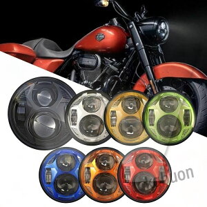 �yDOT E�}�[�N�F�؁z5.75�C���` LED�w�b�h���C�g �n�C�r�[��51W 4500LM ���[�r�[��36W 2800LM �I�X����LED���� IP67 �h�� EMC���� �n�[���[�Ή�
