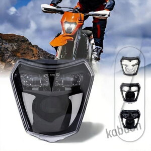 �yKTM��p�݌v�z LED�w�b�h���C�g 2014-2021�N���f�����L���K�� 690/500/450/350/300/250�Ή� �n�C���[6600LM DRL�@�\ 50000���Ԏ��� �I�X����LED�`�b�v DOT/EMARK�F��