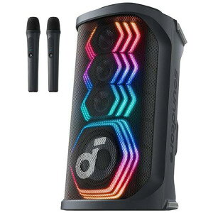 A31A3012 �A���J�[ Anker Soundcore Rave 3S �p�[�e�B�[�X�s�[�J�[ �J���I�P�Ή� ���C�����X�}�C�N2�{�t�� 12���ԍĐ� IPX4�h�H Bluetooth 5.3 �u���b�N