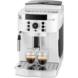 ECAM22112W デロンギ(DeLonghi) 全自動コーヒーメーカー マグニフィカS ミルク泡立て 手動 ホワイト ECAM22112