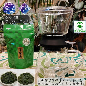 ハリオ ティードリッパー ラルゴ35 サーバー セット かぶせ茶付き HARIO ラルゴ ティーポット ティーサーバー 耐熱ガラス お茶 日本茶 水だし 送料無料 水出し緑茶 水出し茶 国産 リーフ茶 かぶせ茶 おしゃれ 日本製 実用容量(ドリッパー)350ml(サーバー)450ml