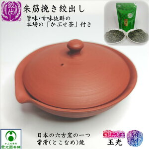 朱筋挽き絞出し 朱泥 常滑焼き 伝統工芸士 玉光 絞り出し 茶器 茶注 シンプル 櫛目模様 美味しいお茶 おうちカフェ 手作り 手造り 国産 日本製 コンパクト ギフト プレゼント 休息 余暇 リラ
