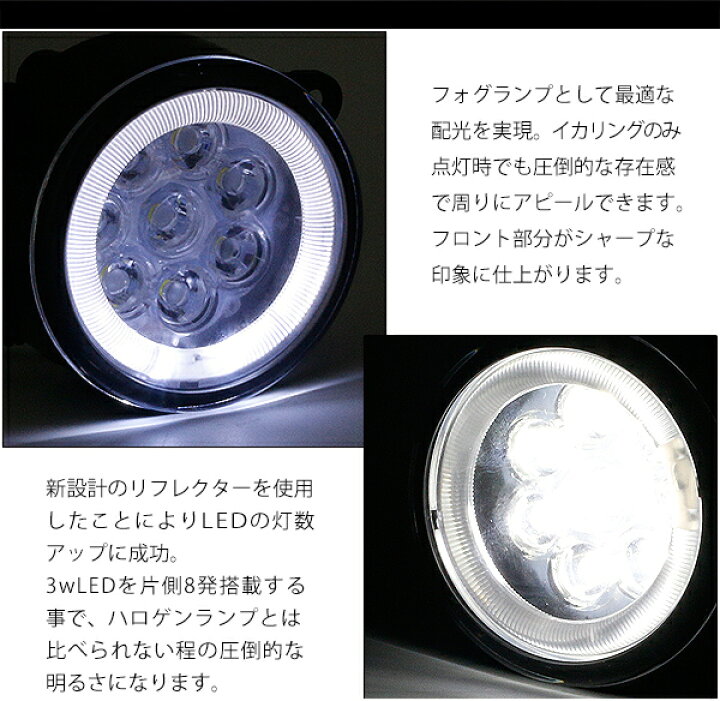 楽天市場】エルグランド E51/E52系 LEDフォグランプキット : KAC
