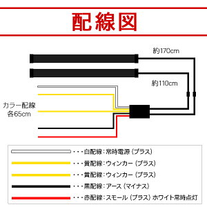 楽天市場 Led シーケンシャルデイライト 流れるウインカー 2本セット 2色点灯 24v用 ホワイト アンバー ウィンカー スモール テール ポジション カーパーツ カスタム トラック用品 トラックパーツ Kac