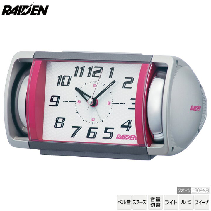楽天市場】目覚まし 時計 NR447P セイコー クロック SEIKO ベル音 