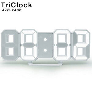 LED NbN fW^ Tri Clock @\ 12/24ԕ\ؑ A[@\ Xk[Y@\ iCg[h u | v y݌ɂz
