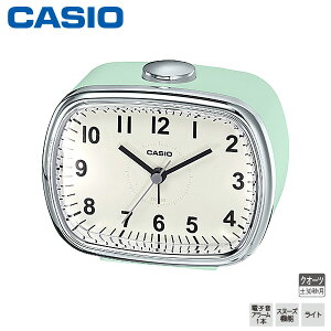 【11/1限定 ポイント最大20倍☆複数購入&エントリー】カシオ めざまし 時計 TQ-159-3JF CASIO アナログ 電子音 アラーム スヌーズ ライト レトロ クオーツ クロック [プレゼント ギフト 贈り物 ラ