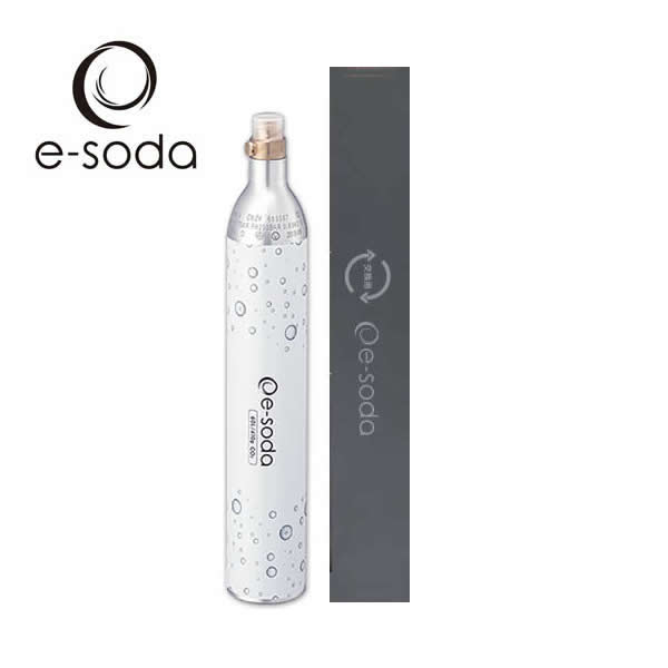 e-soda ドリンク ガスシリンダー 交換用 60L 1本 410g 交換専用 炭酸水メーカー イーソーダ 炭酸ガスボンベe-soda TKS-002