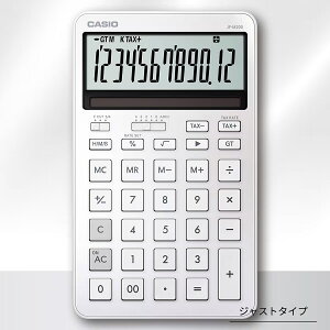 �J�V�I �d�� �X�^�C���b�V�� 12�� �f�U�C���d�� �d�� JF-M200 ������� �J�V�I �W���X�g�^�C�v �J�V�I�v�Z�@�y���K�i�z�d�� CASIO JF-M200-WE �V���L�[�z���C�g