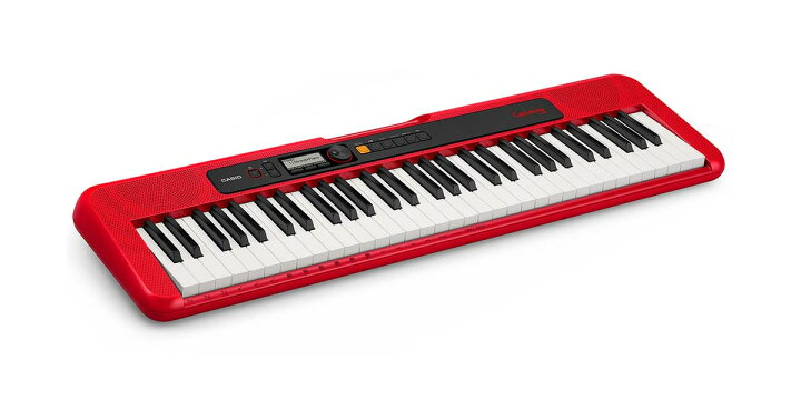 楽天市場】CASIO CT-S200RD レッド カシオ ベーシックキーボード 