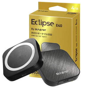 SUNEAST Otssd 1tb 2tb 4tb |[^uSSD TypeC y񂹁zSUNEAST Eclipse E40 ubN zCg