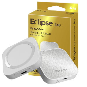 SUNEAST Otssd 1tb 2tb 4tb |[^uSSD TypeC y񂹁zSUNEAST Eclipse E40 ubN zCg