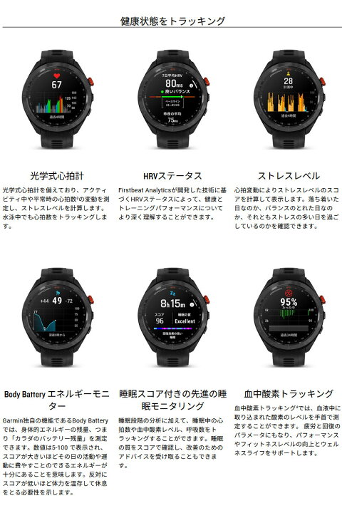 GARMIN APPROACH S70 GPSゴルフウォッチ 47㍉ 美品（新品 GARMIN 