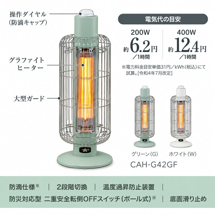 楽天市場】アラジングラファイトヒーター トリカゴ アラジン電気 