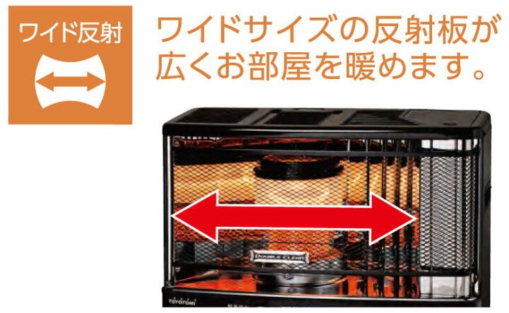 楽天市場】トヨトミ 石油ストーブ 反射式 木造8畳まで コンクリート11 