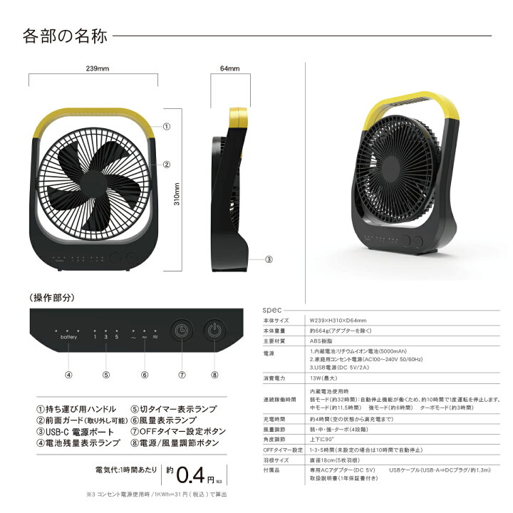 楽天市場】トップランド 扇風機 dcモーター 卓上扇風機 静音 