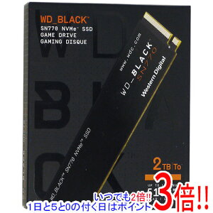 Western Digital�� SSD WD Black SN770 NVMe WDS200T3X0E-EC 2TB