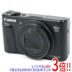 【1日と5.0のつく日、18日はポイント3倍！】【中古】Canon製 PowerShot SX740 HS ブラック 2030万画素 本体のみ