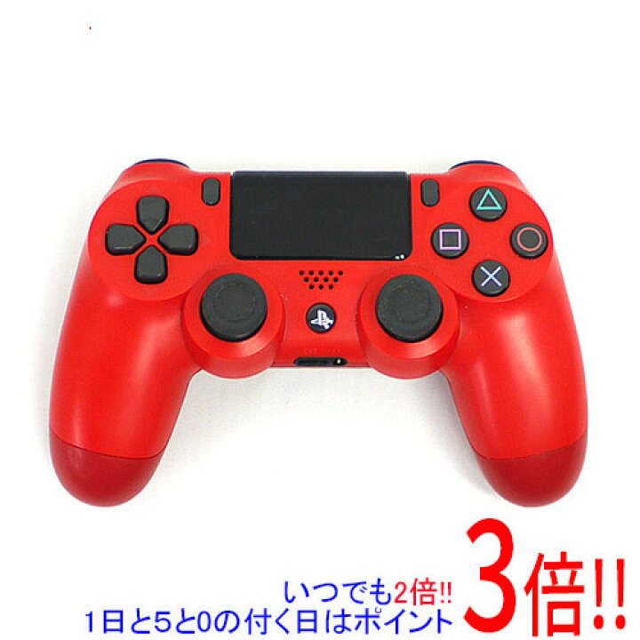 楽天市場】【中古】SONY ワイヤレスコントローラー DUALSHOCK4 マグマ 