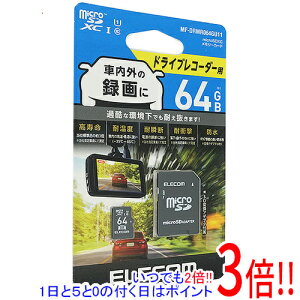 y15.0̂A18̓|Cg3{IzELECOM hCuR[_[ microSDXC[J[h MF-DRMR064GU11 64GB