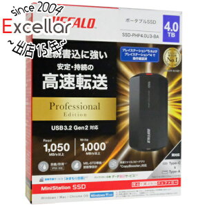 yۏؑΉ!!zBUFFALO OtSSD SSD-PHP4.0U3-BA 4TB ubN