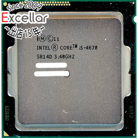 【いつでも2倍！5．0のつく日は3倍！1日も18日も3倍！】【中古】Core i5 4670 3.4GHz 6M LGA1150 84W SR14D