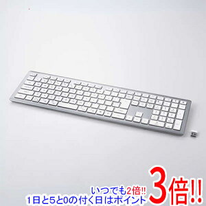 【1日と5.0のつく日、18日はポイント3倍!】ELECOM Precisionist USB無線/Bluetooth薄型フルキーボード TK-PN10FMPWH ホワイト