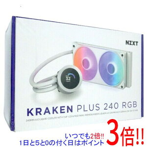 NZXT �ȈՐ���CPU�N�[���[ Kraken Plus 240 RGB RL-KR240-W2 �z���C�g