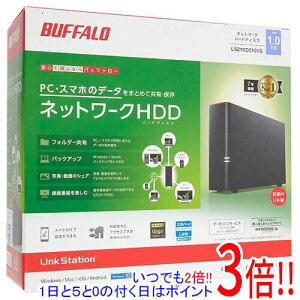 �y�����ۏؑΉ�!!�z�y�V�i�󂠂�(�������E��Ԃ�)�z BUFFALO LinkStation LS210D0101G 1TB